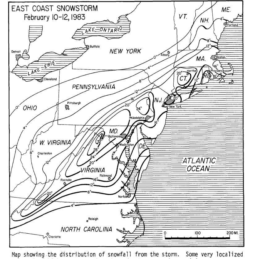 1983: February snowstorm